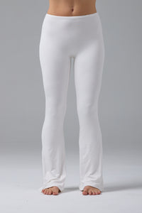 PRO-TECHNICAL FLARED LEGGINGS - CREAM
