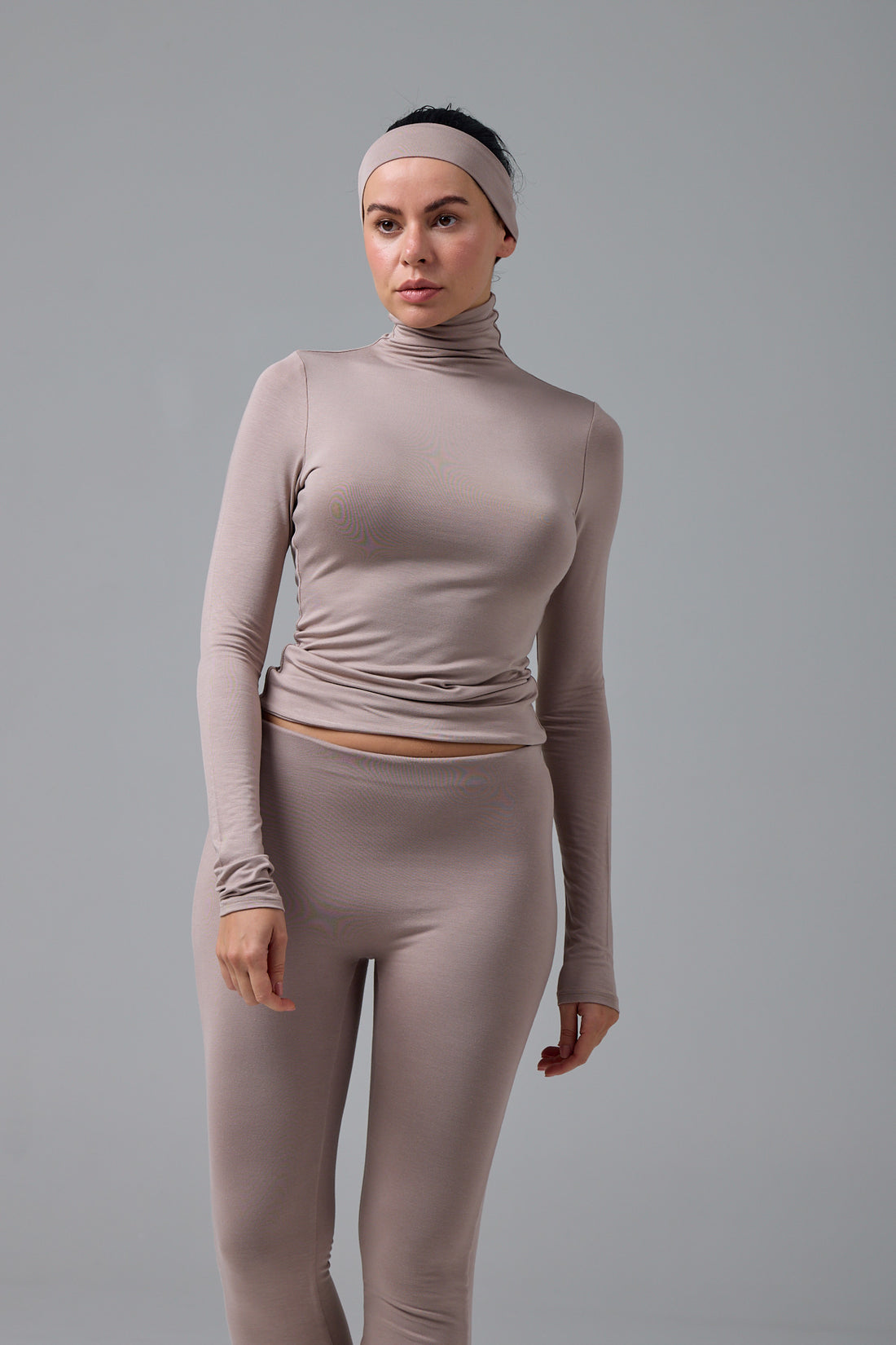 MİSS - BALIKÇI YAKA UZUN KOL T-SHIRT - MOCHA