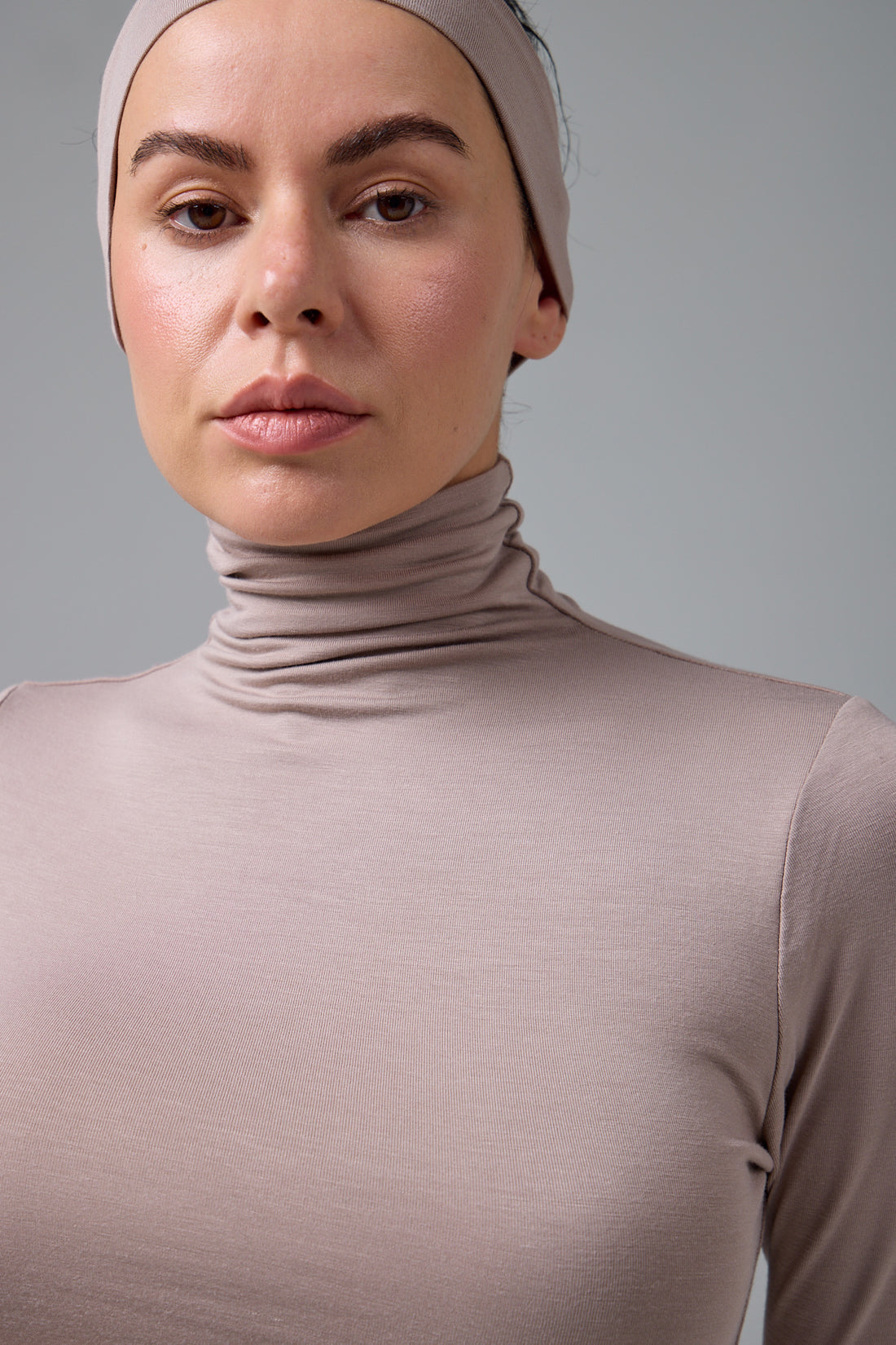 MİSS - BALIKÇI YAKA UZUN KOL T-SHIRT - MOCHA