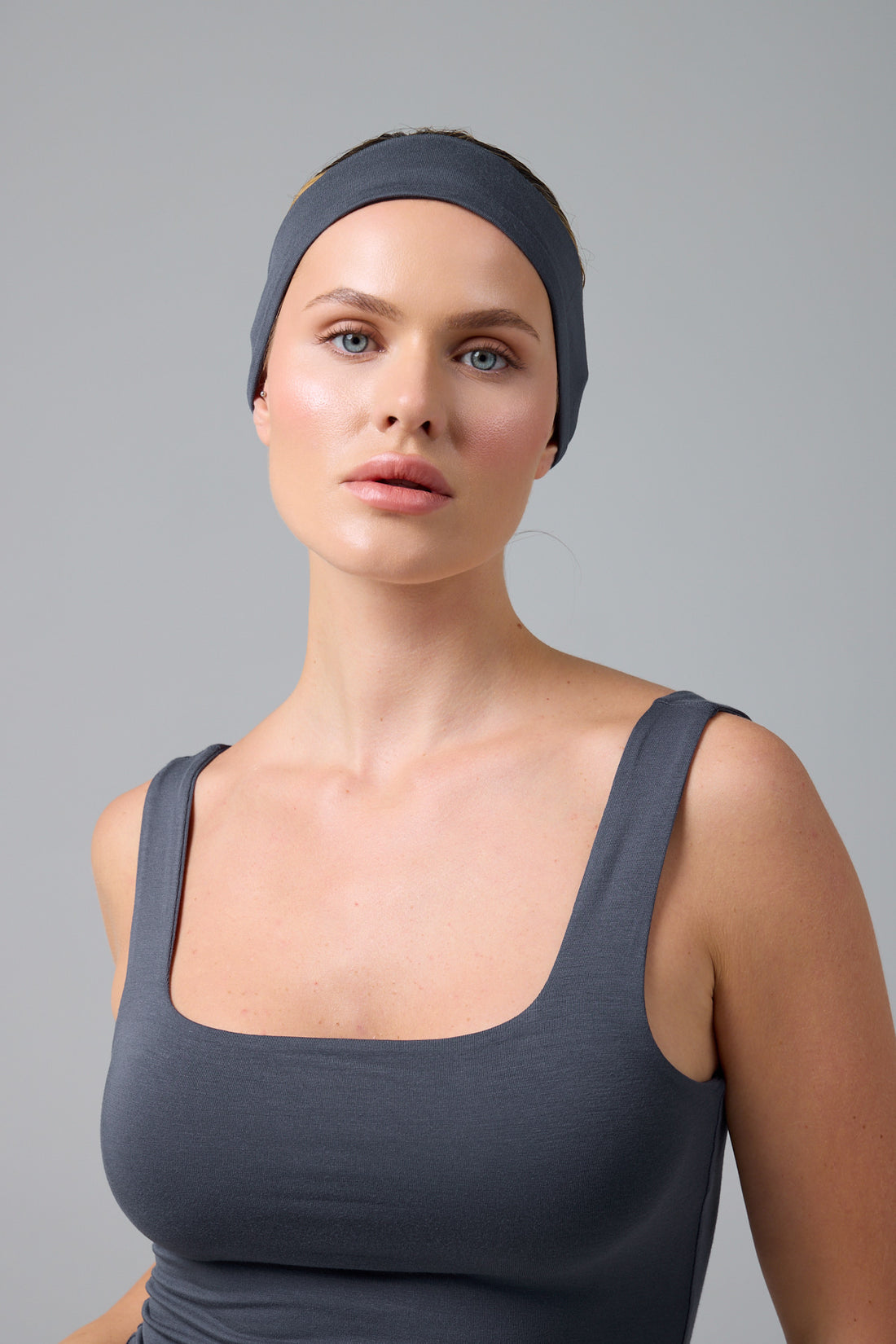 PUKET - KALIN ASKILI ATLET T-SHIRT- BLUEBERRY