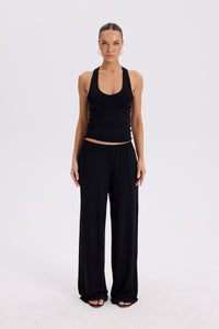 AUREN - RACERBACK TOP - SİYAH