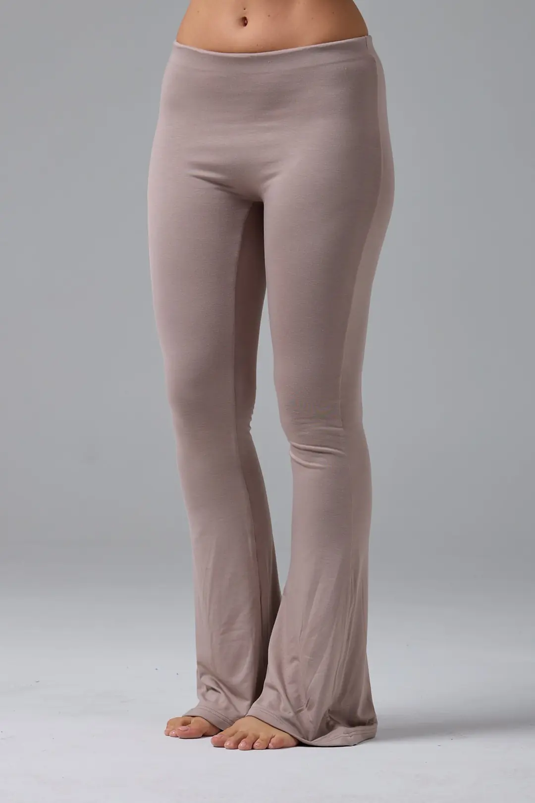 PRO-TECHNICAL FLARED LEGGINGS - MOCHA