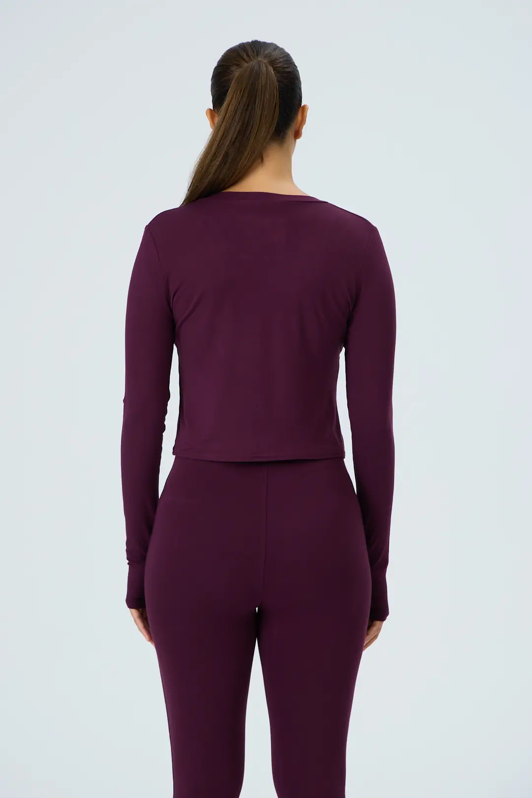 LATE CHECKOUT - V YAKA PARMAK GEÇMELİ HOMEWEAR ÜST - MULBERRY