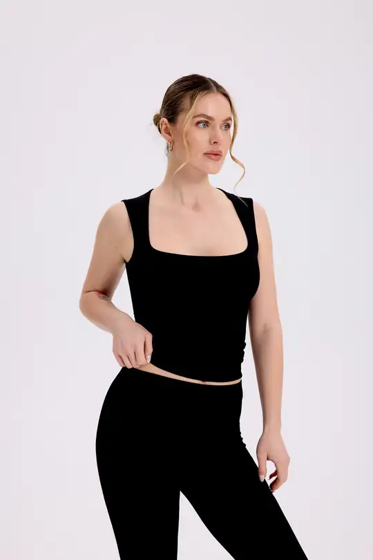 Helen - Kolsuz Form Top
