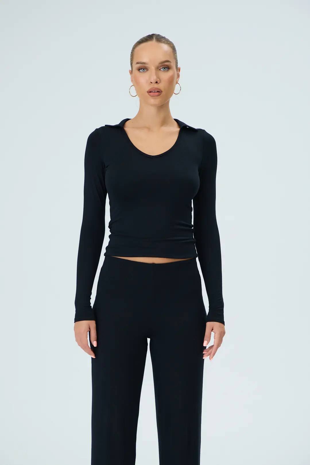 LONDON - YAKA DETAYLI T-SHIRT — 1