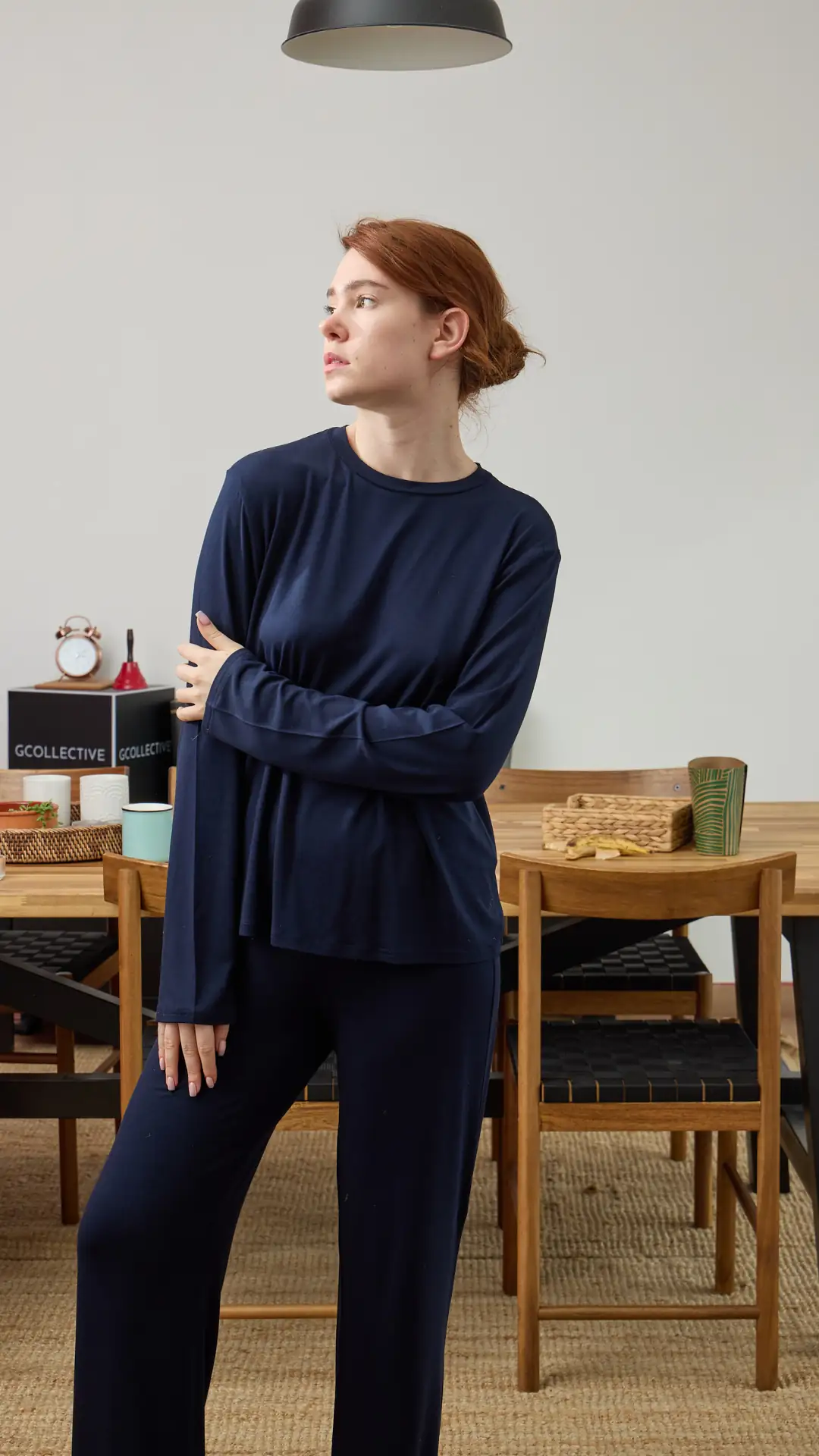 RELAXED FİT HOMEWEAR SET - NAVY