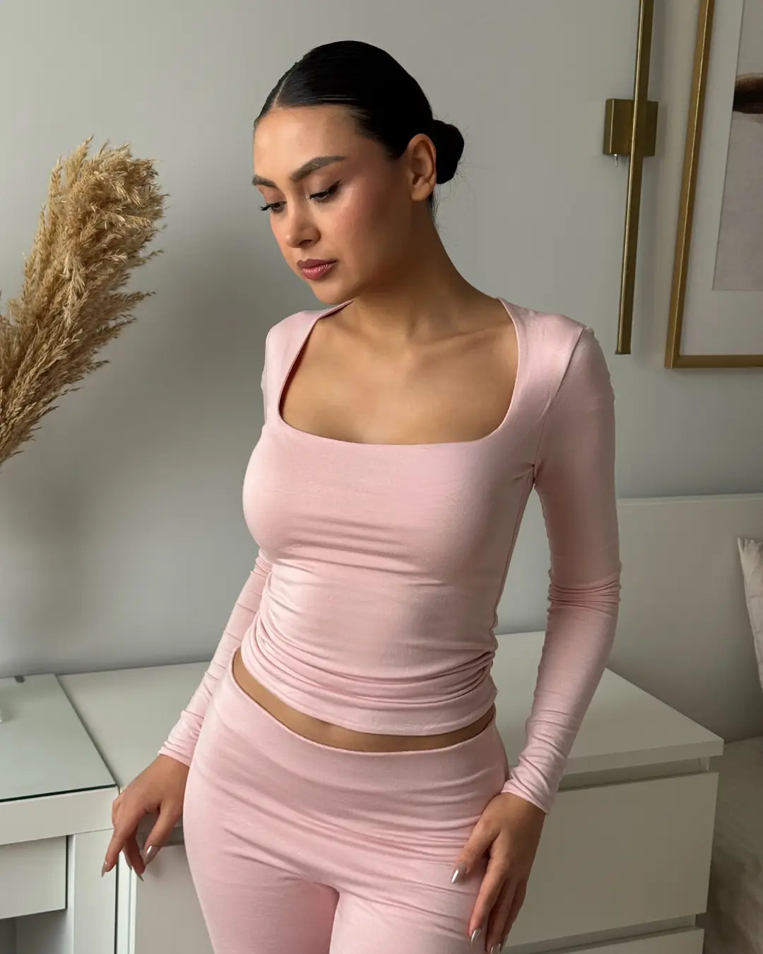 HELEN - KARE YAKA UZUN KOL T-SHIRT — 3