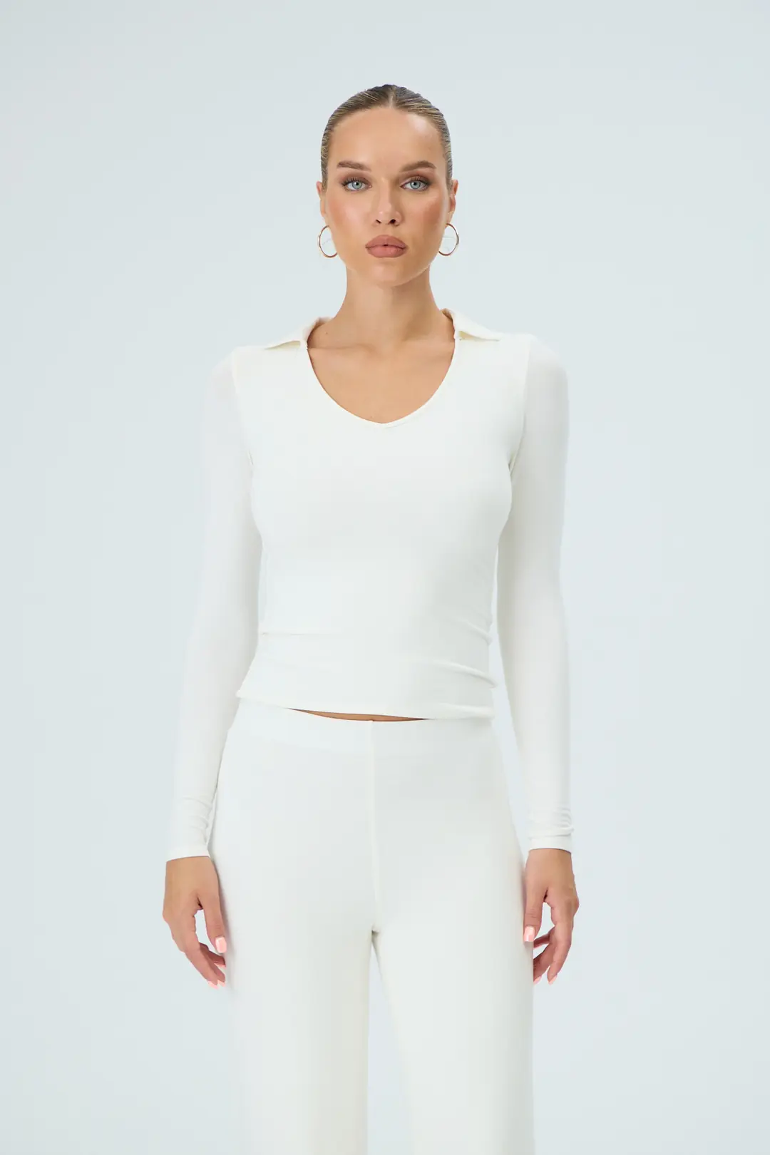 LONDON - YAKA DETAYLI T-SHIRT — 1