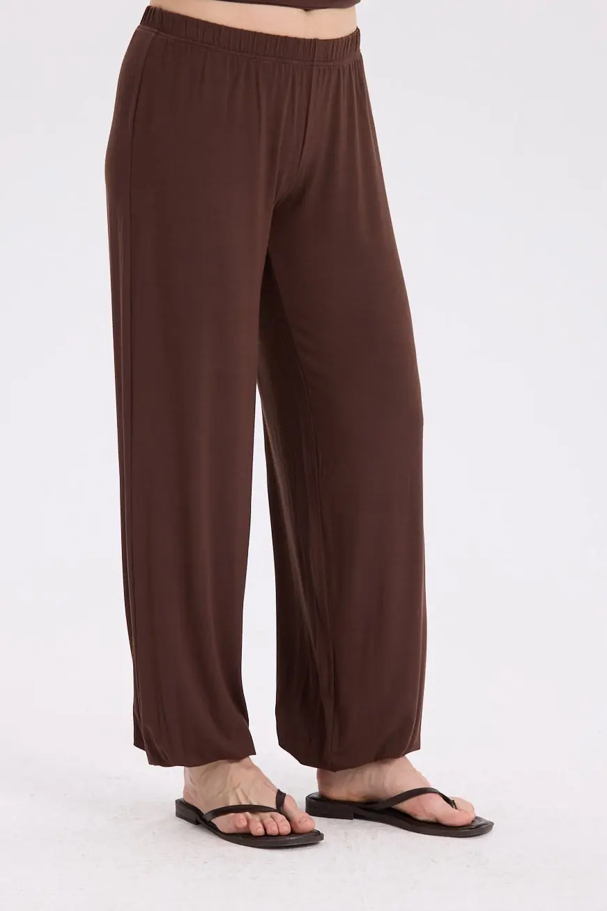 HAREM - SİLÜET PANTOLON - CHOCOLATE