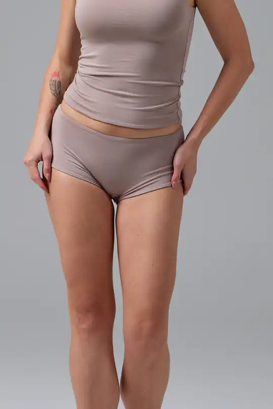 Second Skın - Çift Katmanlı Mini Şort