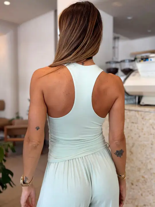 Auren Dual - Çift Taraflı & Çift Renkli Racerback T-Shırt