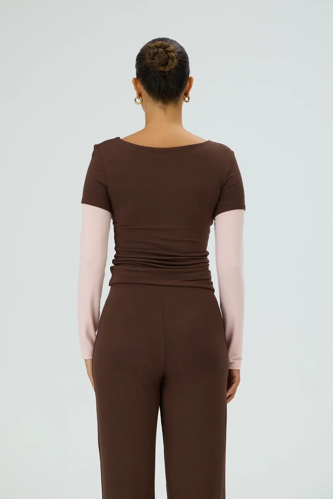 REPLAY - KATMAN ETKİLİ KONTRAST KOL T-SHIRT — 5