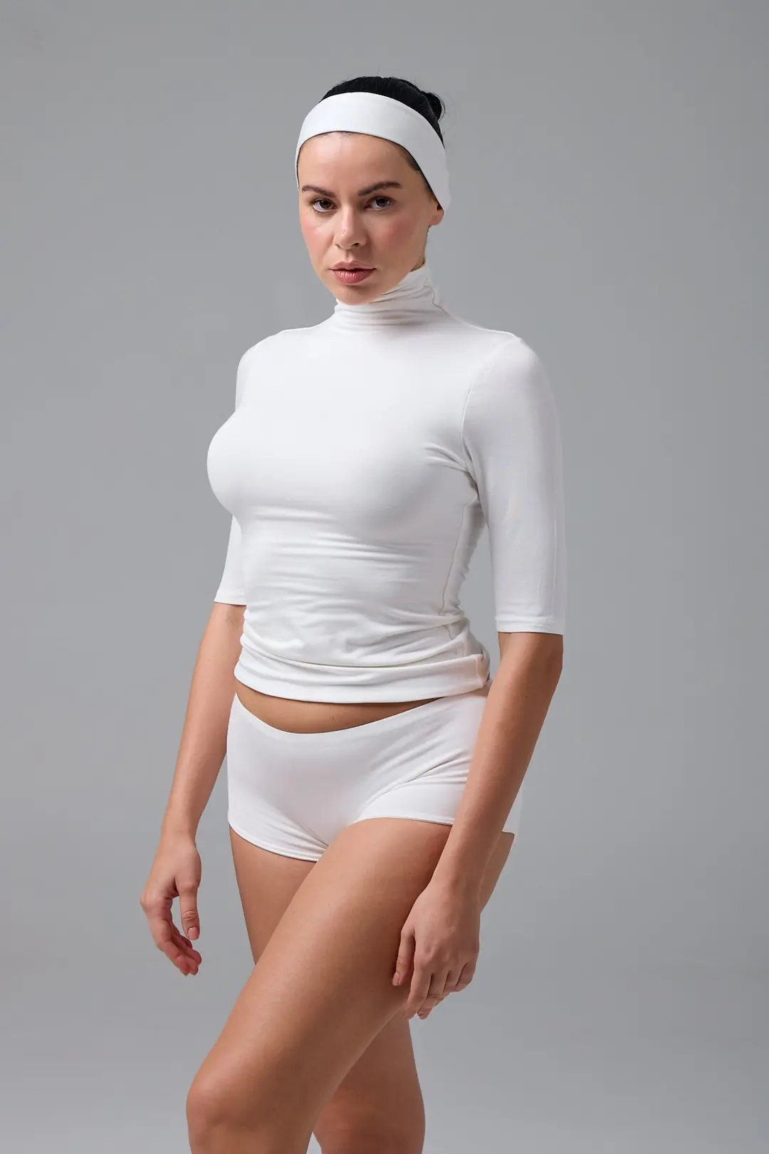 MİSS - BALIKÇI YAKA YARIM KOL T-SHIRT — 3