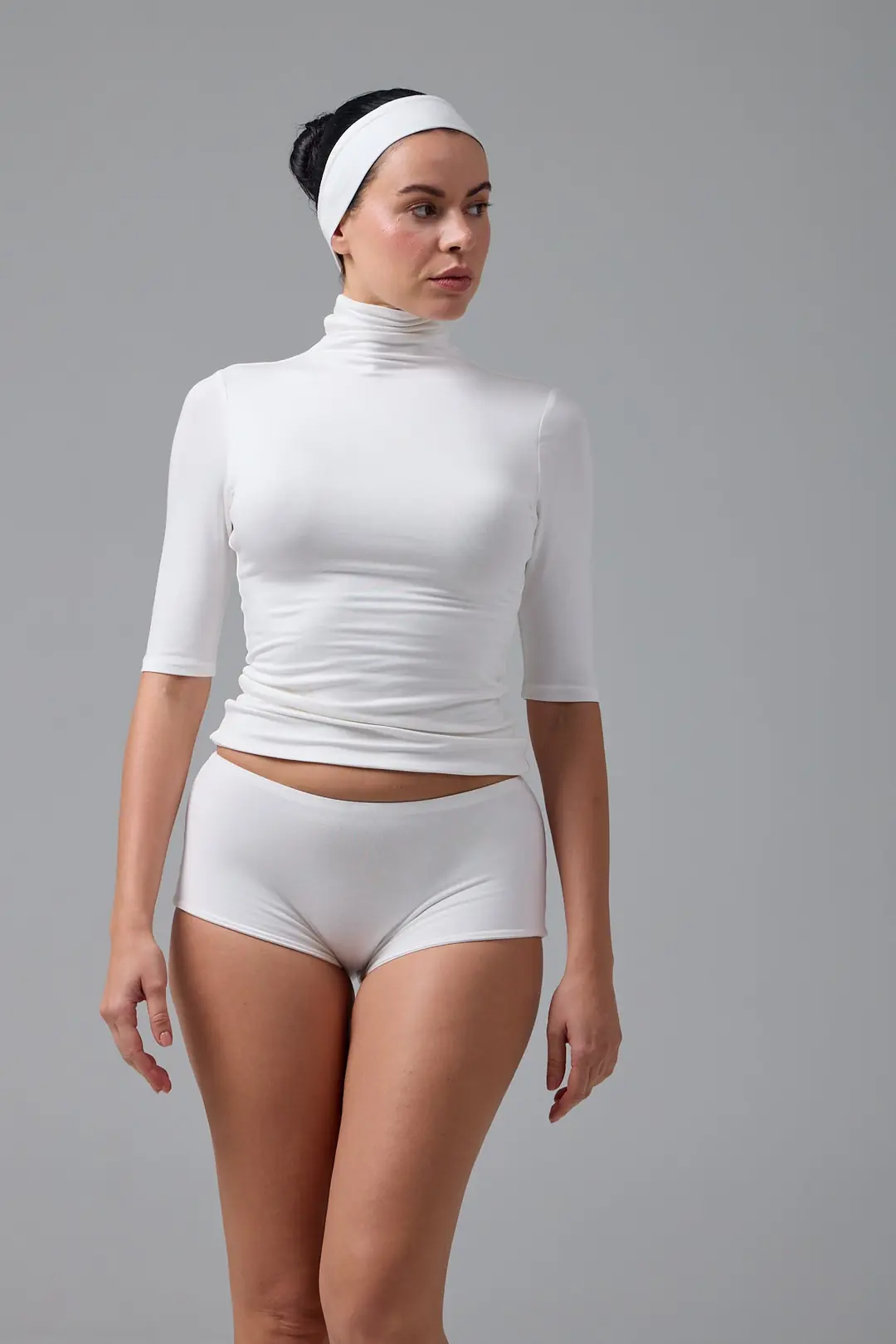 MİSS - BALIKÇI YAKA YARIM KOL T-SHIRT — 2