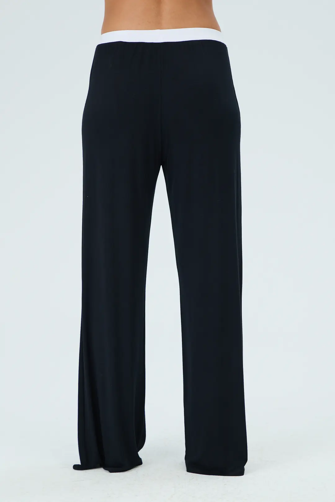 KONTRAST BEL DETAYLI WIDE LEG PANTS — 3