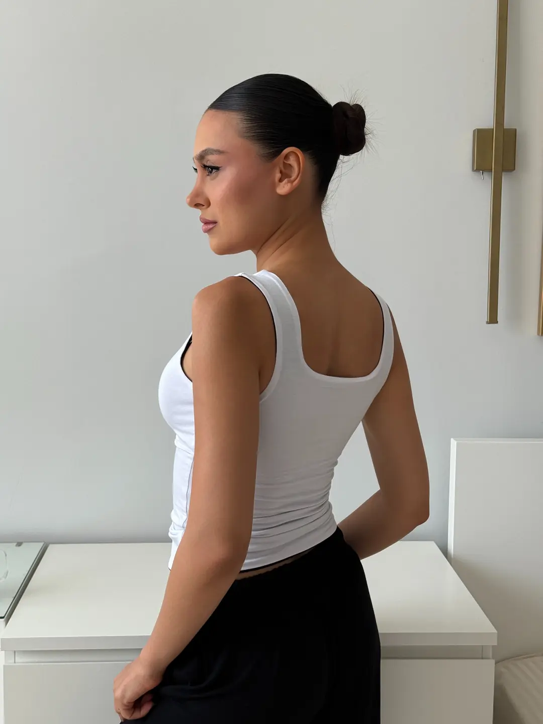 PUKET DUAL - ÇİFT TARAFLI & ÇİFT RENKLİ KALIN ASKILI T-SHIRT — 6