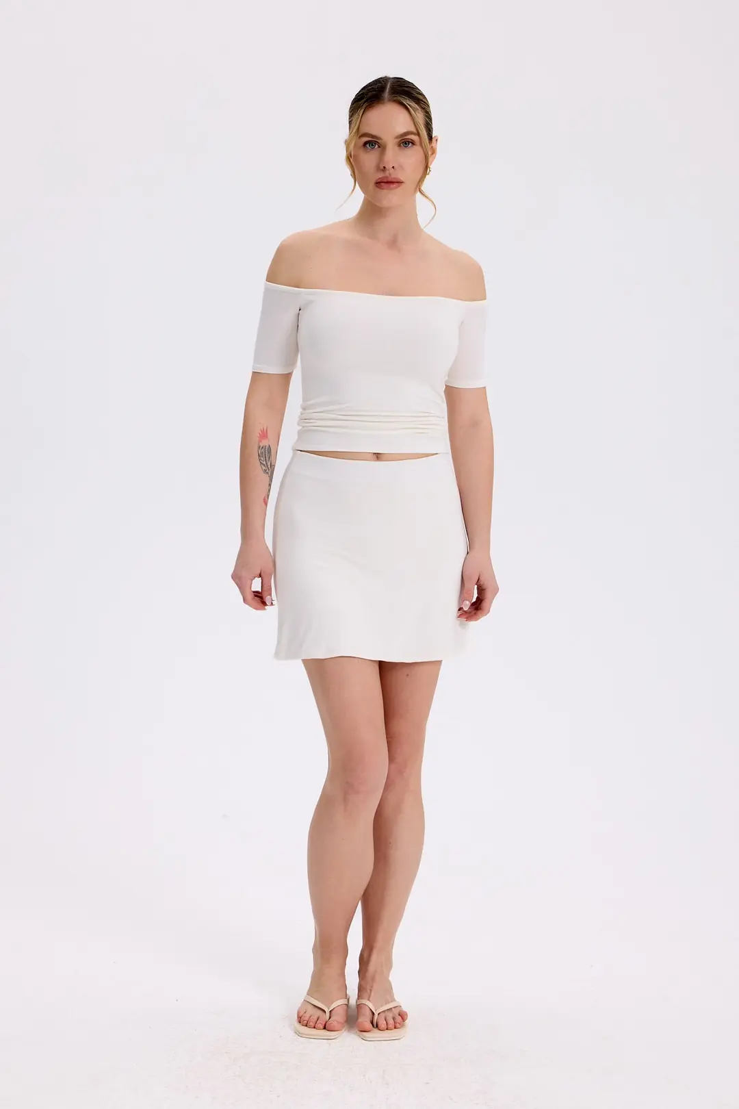 IKARA - AÇIK OMUZ KISA KOL TOP — 1