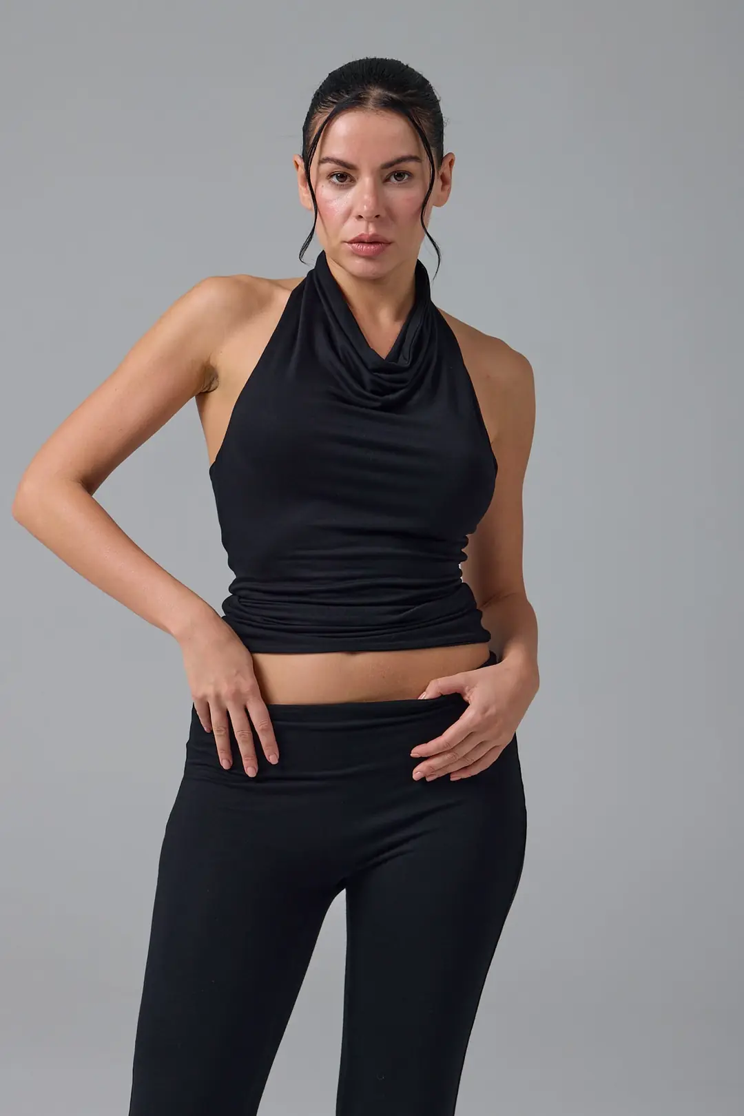 MIRAE - DEGAJE YAKA SIRT DETAY T-SHIRT — 5
