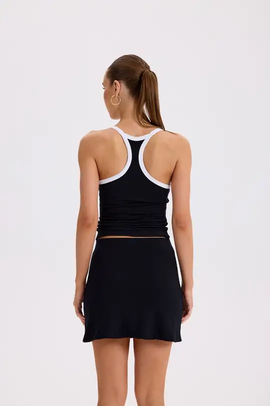 Vesya - Contrast Racerback Top
