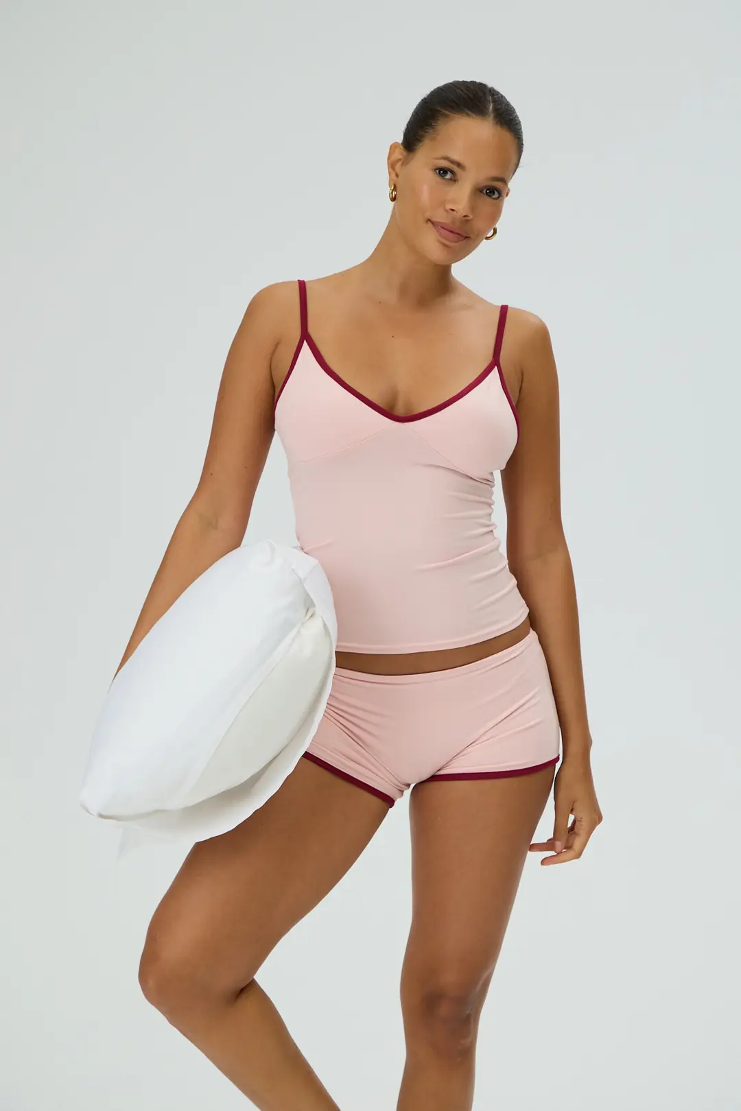 ROOM SERVICE - KONTRAST BİYE DETAYLI HOMEWEAR SET — 5