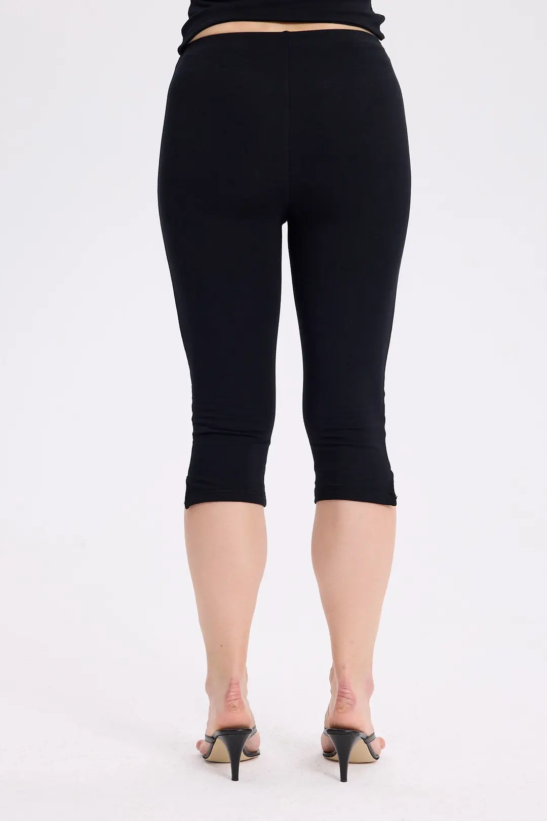 SECOND SKIN - CAPRI LEGGINGS - SİYAH