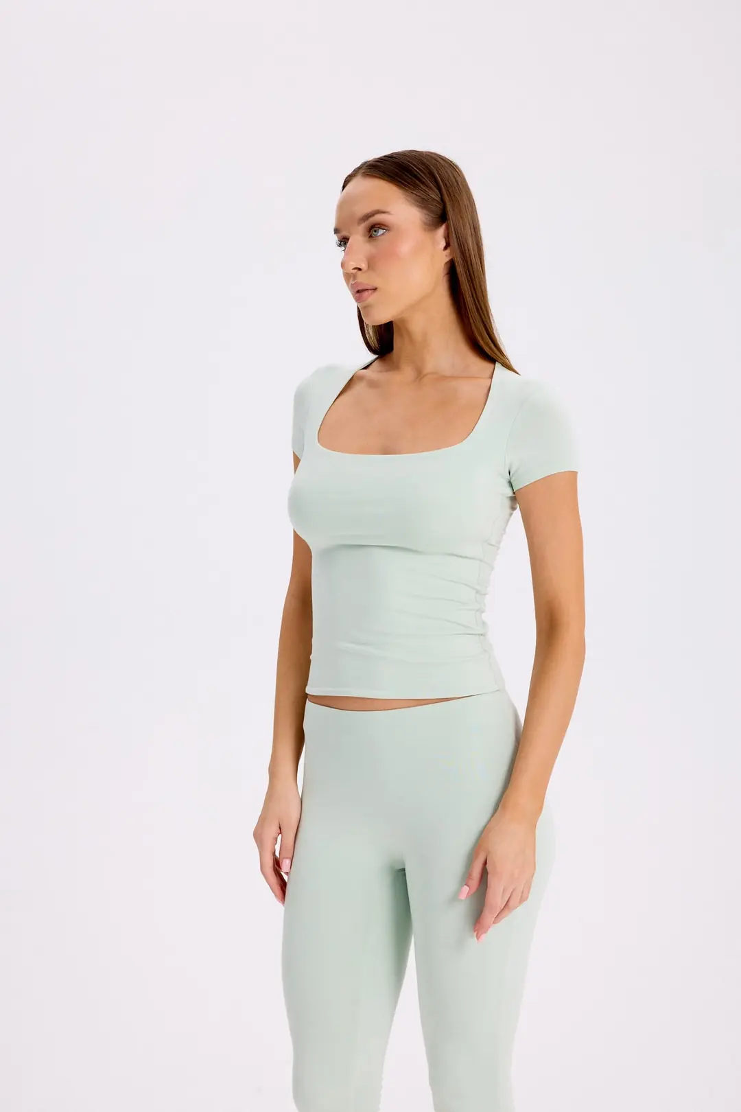 HELEN - KARE YAKA KAP KOL T-SHIRT — 5