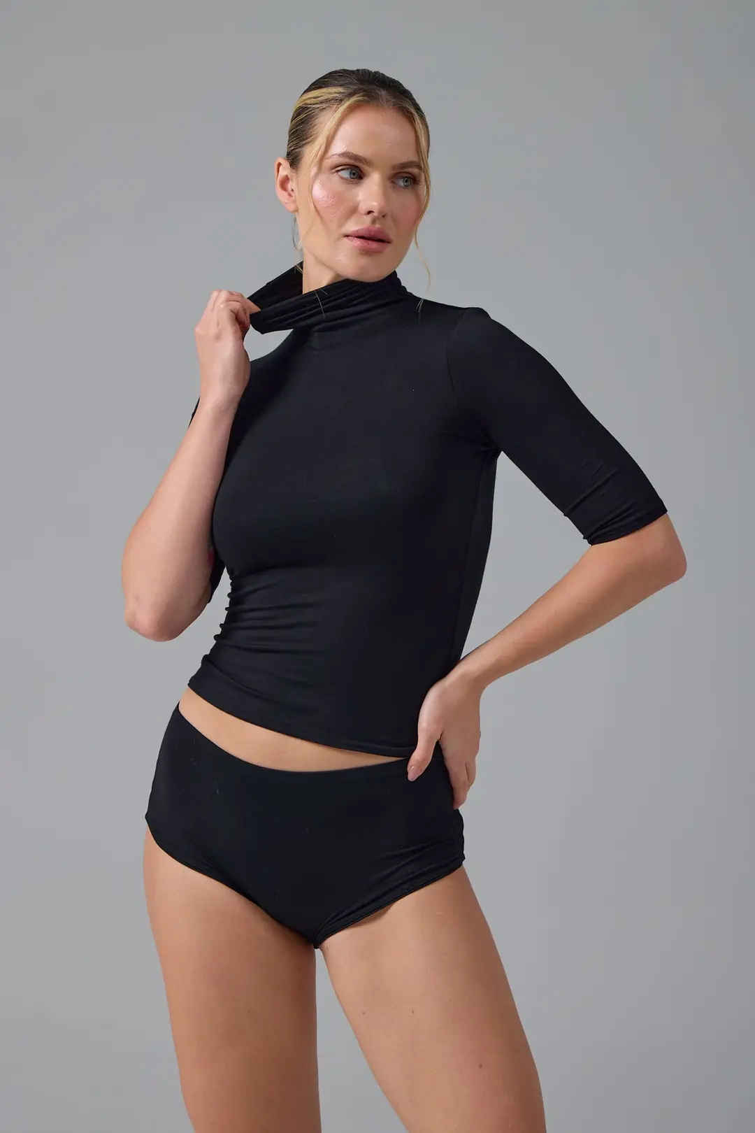 MİSS - BALIKÇI YAKA YARIM KOL T-SHIRT — 6