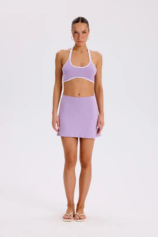 Pole - Çift Askılı Halter Crop Top