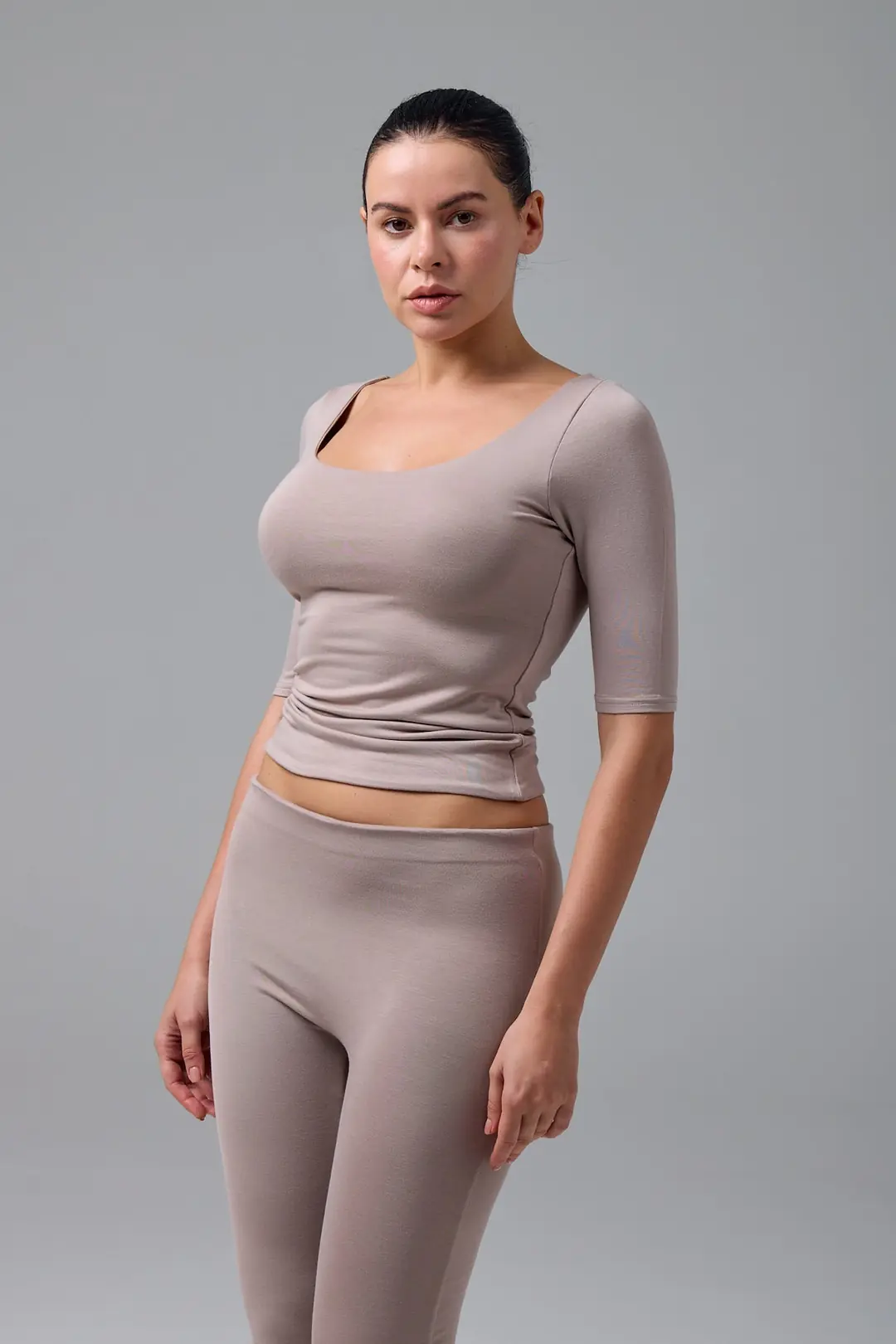 GNC - U YAKA YARIM KOL T-SHIRT — 3