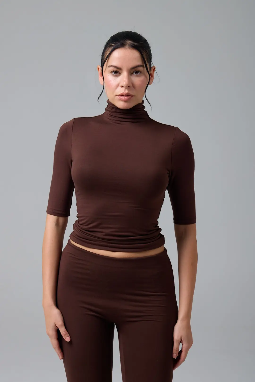 MİSS - BALIKÇI YAKA YARIM KOL T-SHIRT — 5