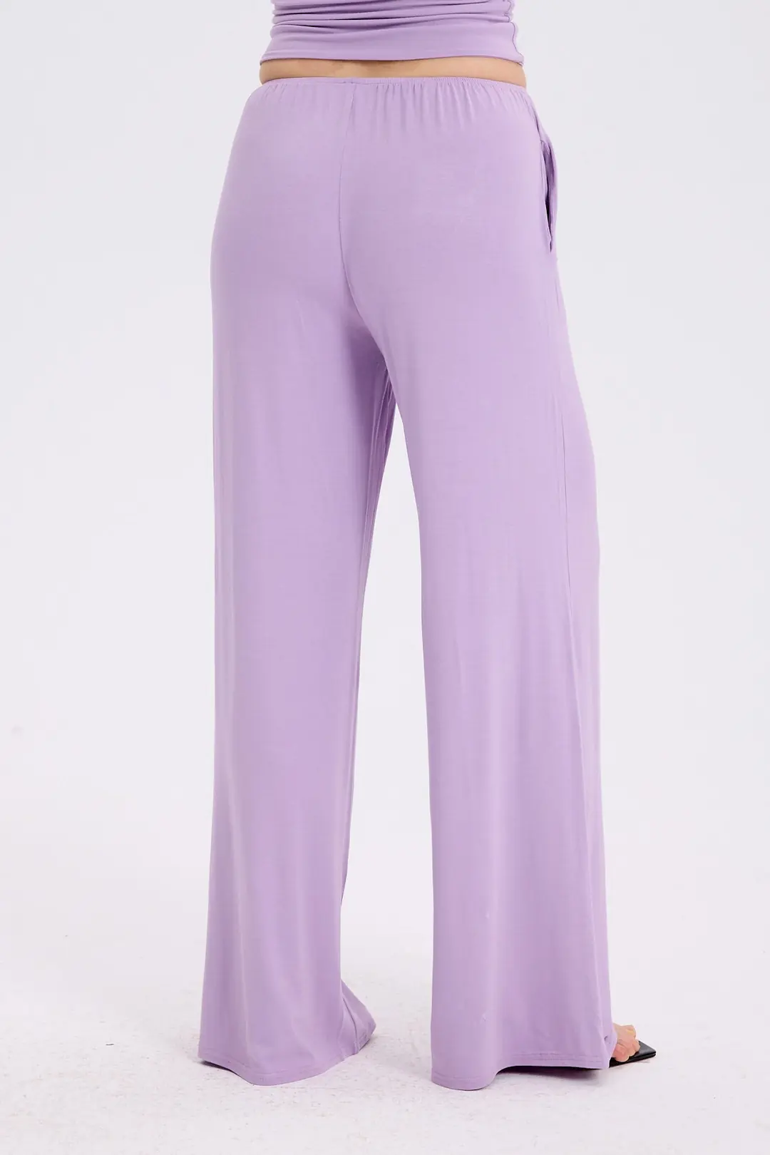 RAHAT DÖKÜMLÜ PANTOLON - SOFT LAVENDER