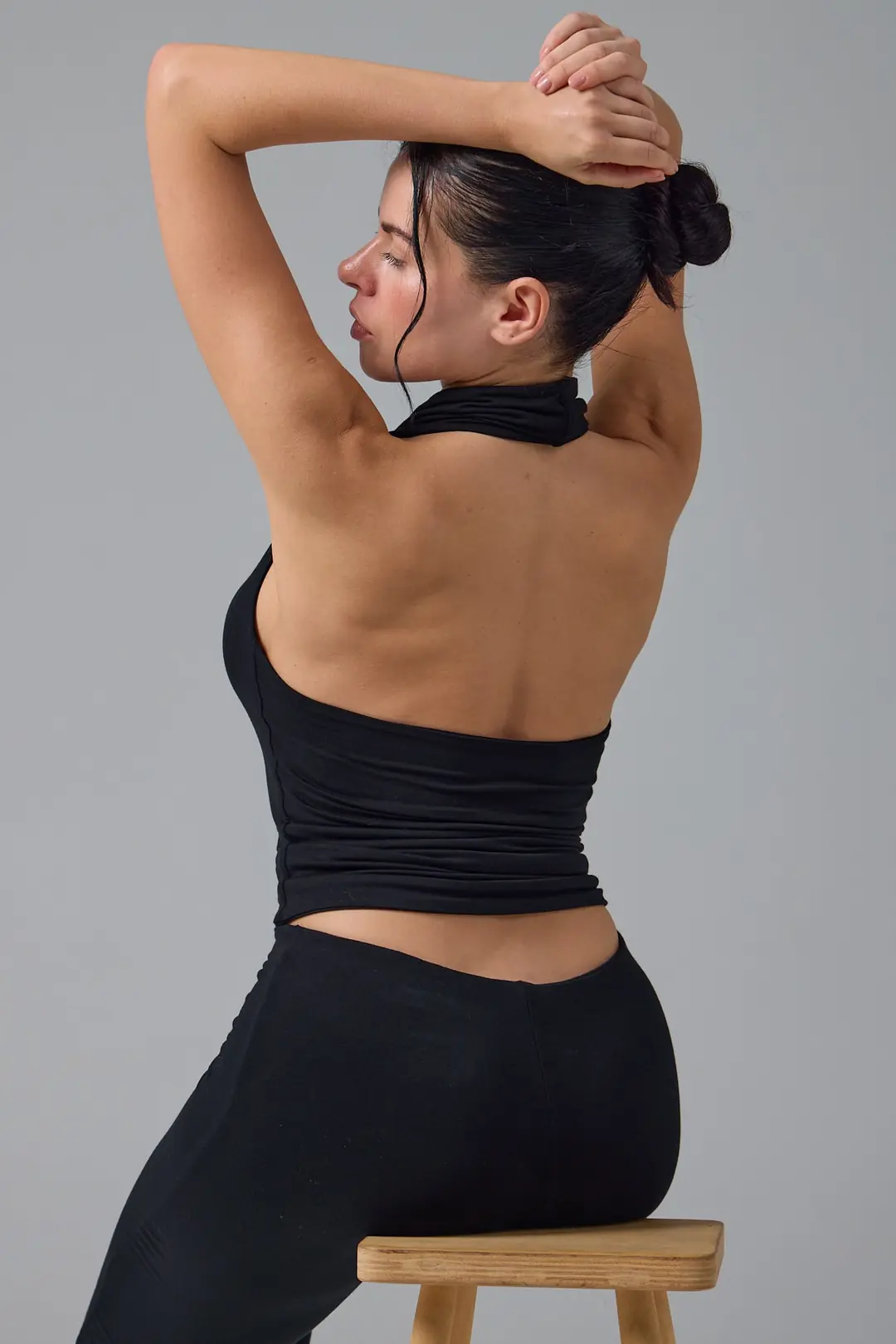 MIRAE - DEGAJE YAKA SIRT DETAY T-SHIRT — 4