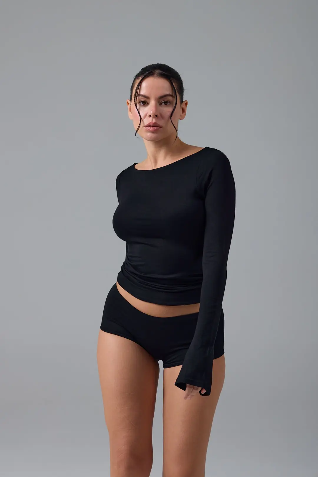 HÖFLICH - KAYIK YAKA FLARE KOL T-SHIRT — 5