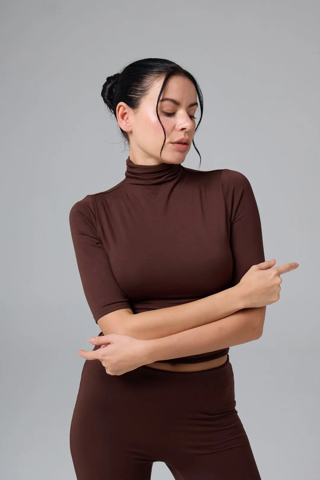 MİSS - BALIKÇI YAKA YARIM KOL T-SHIRT — 3