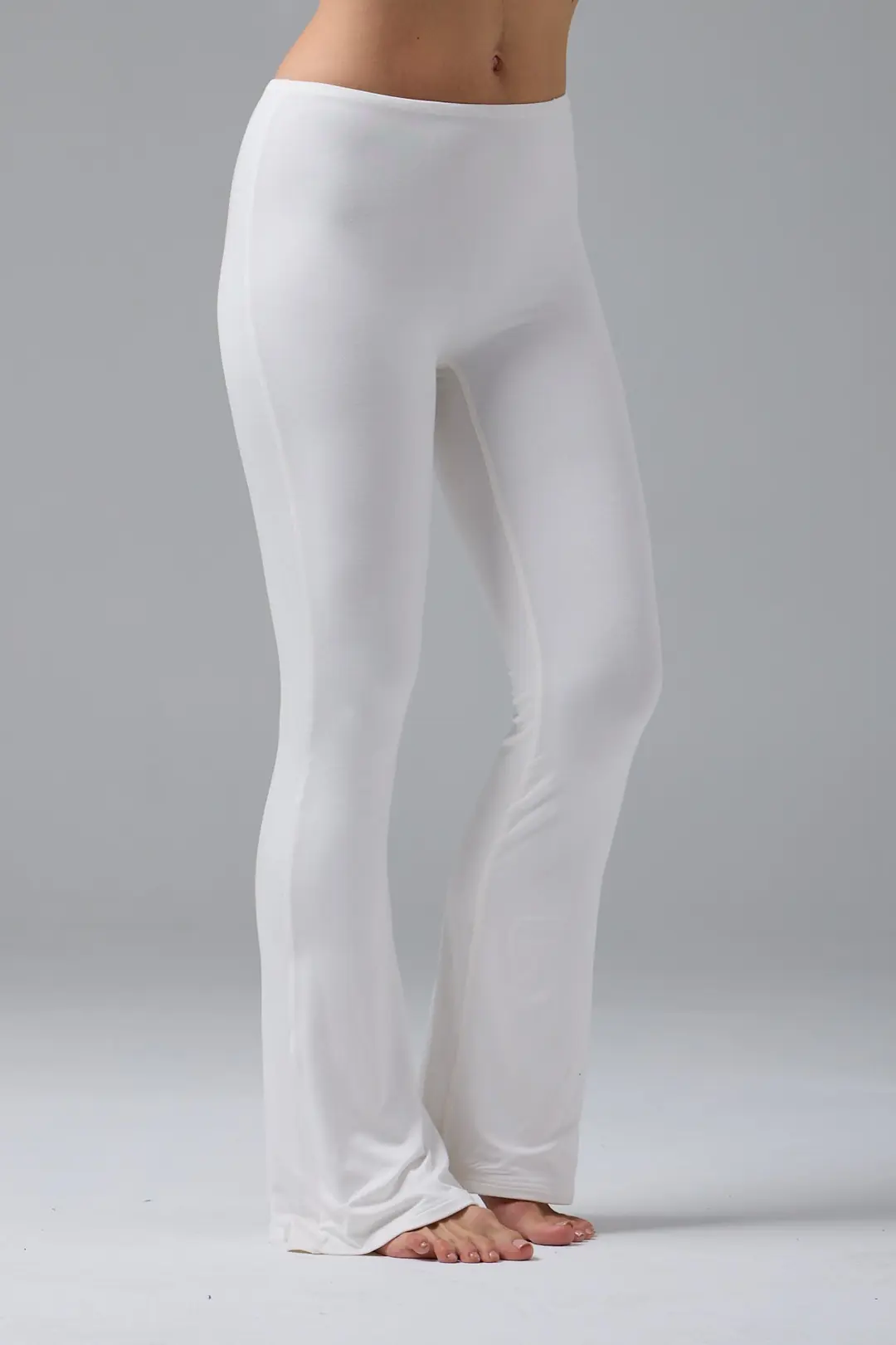 PRO-TECHNICAL FLARED LEGGINGS - CREAM