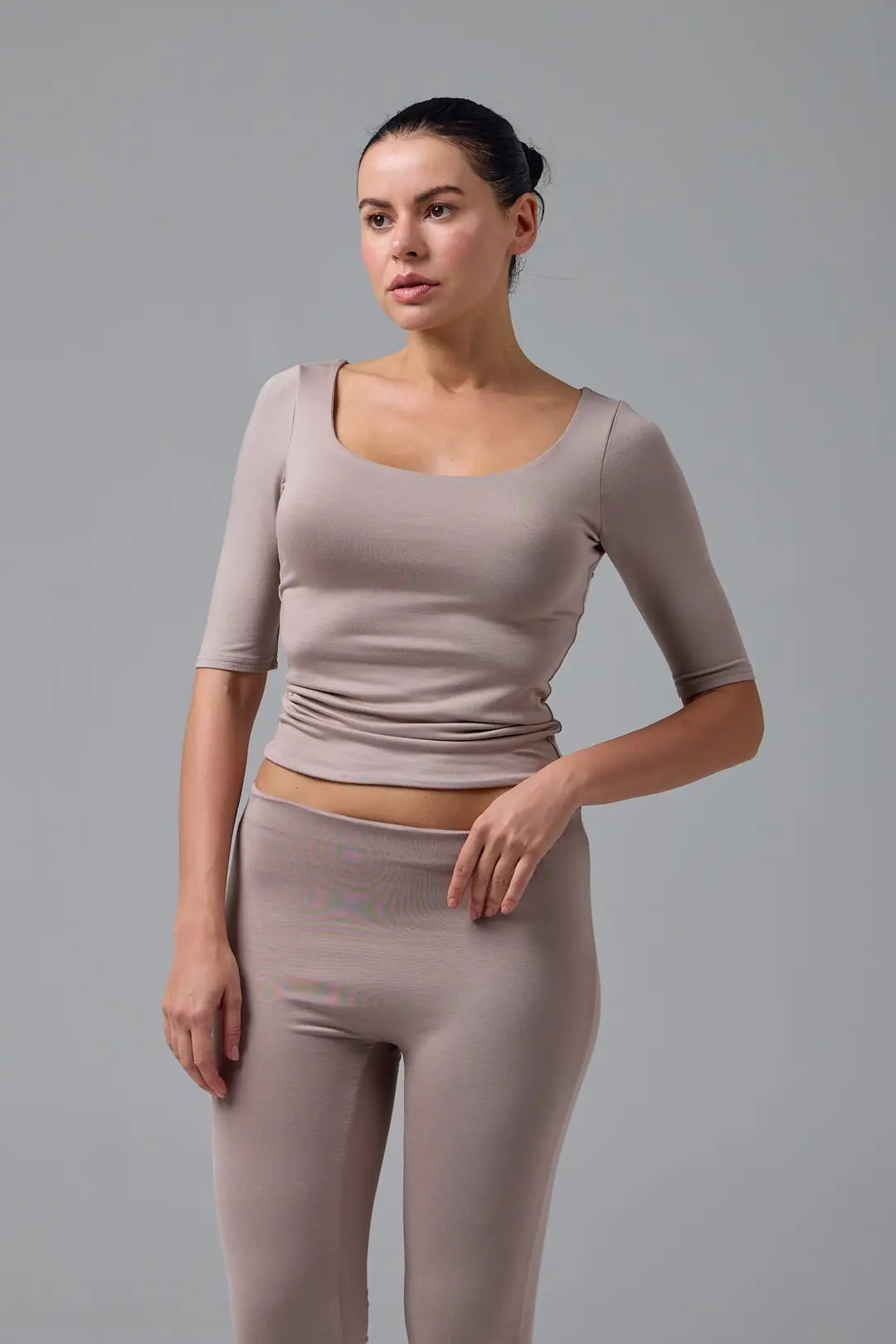 GNC - U YAKA YARIM KOL T-SHIRT — 2